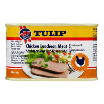М'ясо курей Tulip тушковане з/б 200г