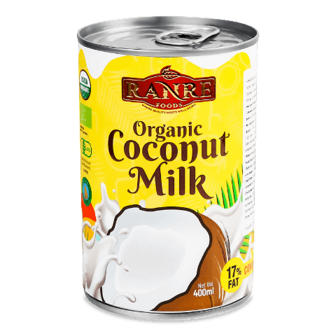 Молоко кокосове Ranre 17% органічне 400мл