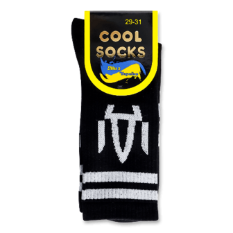 Шкарпетки чоловічі Cool Socks «ІДИ» р. 29-31 чорні 1 пара