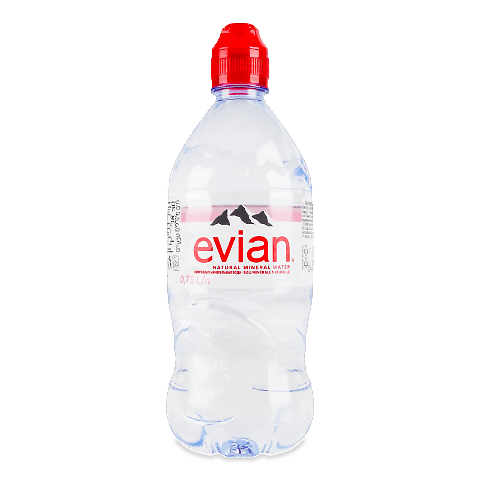 Вода мінеральна Evian спорт негазована 0,75л