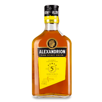 Напій алкогольний Alexandrion 5 зірок 0,2л