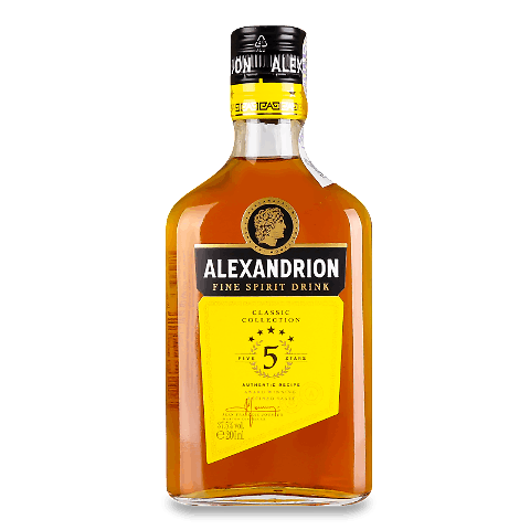 Напій алкогольний Alexandrion 5 зірок 0,2л