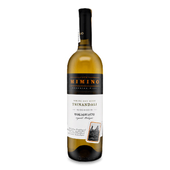 Вино Mimino «Цинандалі» біле сухе 0,75л