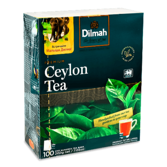 Чай Dilmah Premium з ярликом 100*2г