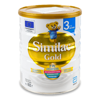 Напій молочний Similac Gold 3 сухий 800г