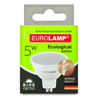 Лампа Eurolamp LED ECO P SMD MR16 5W 4000K GU5.3 шт