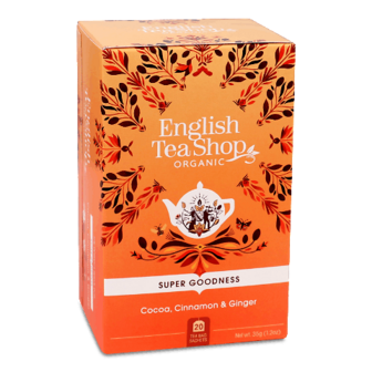 Суміш English Tea Shop какао-кориця-імбир органічна 35г