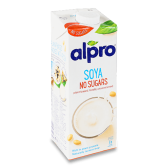 Напій Alpro соєвий без цукру т/б 1л