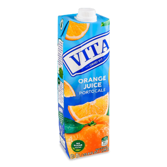 Сік Vita апельсиновий без цукру 1л