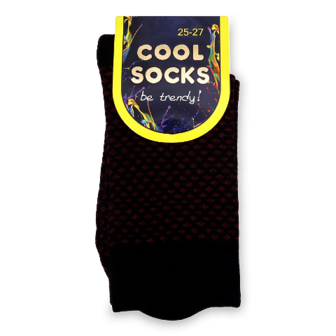 Шкарпетки чол Cool Socks 50311 клас чор/чер р25-27 1 пара