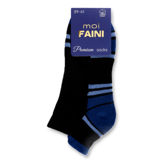 Шкарпетки чоловічі moi Faini 132001 напівмахрові чорний р. 39-41 1 пара
