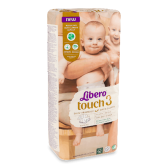 Підгузки дитячі Libero Touch 3 (4-8 кг) 50шт