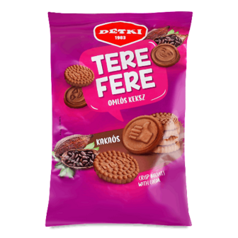 Печиво Detki Tere-Fere хрустке зі смаком какао 180г