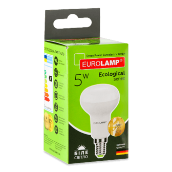 Лампа Eurolamp LED ЕКО P R39 5W 4000K E14 шт