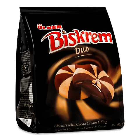 Печиво Ulker Biskrem Duo з какао-кремом 150г