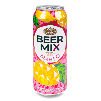 Пиво Оболонь Beermix манго з/б 0,5л