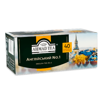 Чай Ahmad tea «Англійський» №1 40*2г