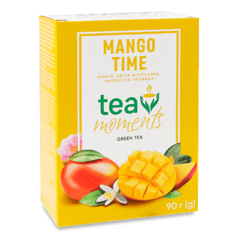 Чай зелений Tea Moments Mango Time листовий 90г