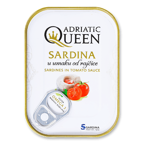 Сардини Adriatic Queen в томатному соусі 105г