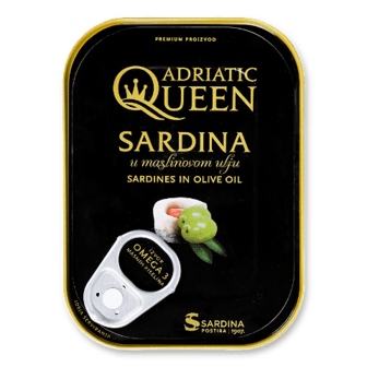 Сардини Adriatic Queen в оливковій олії 105г