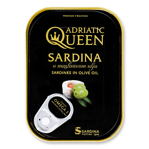 Сардини Adriatic Queen в оливковій олії 105г