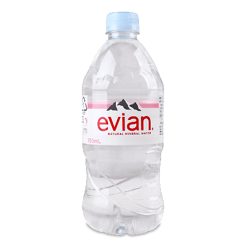 Вода мінеральна Evian негазована 0,75л