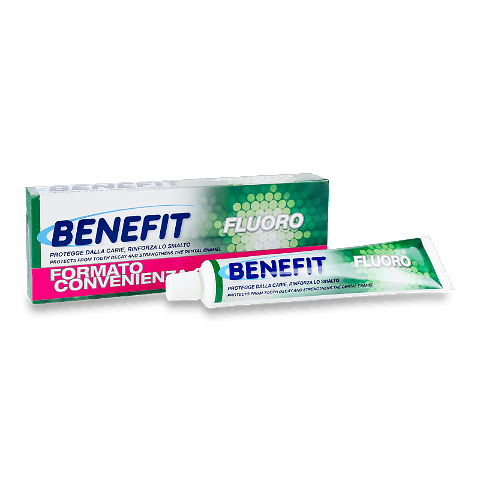 Паста зубна Benefit Fluoro з фтором 2*75мл
