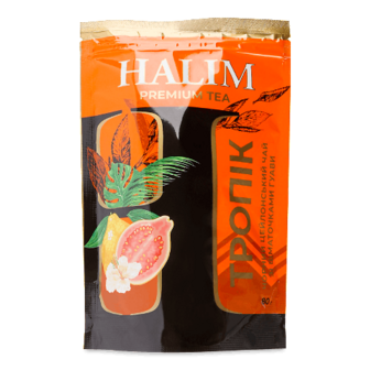 Чай чорний Halim Тропік цейлонський зі шматочками гуави 80г
