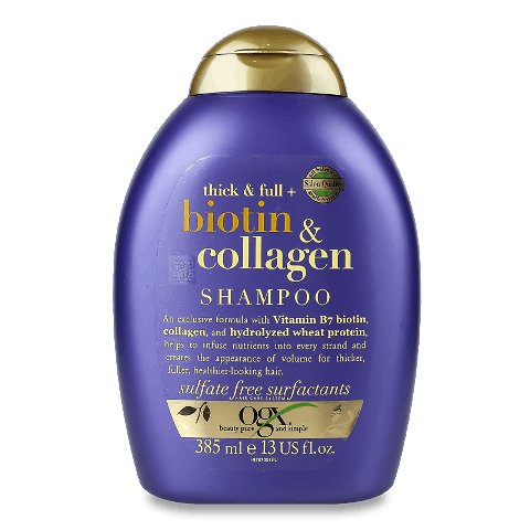 Шампунь для волосся Ogx Biotin&amp;Collagen для тонкого волосся 385мл