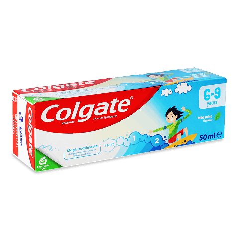 Паста зубна Colgate Mild mint 6-9 років 50мл