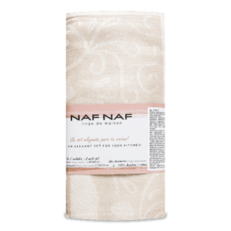Набір кухонних рушників Naf Naf Tea 45х45 см + 50х70 см шт