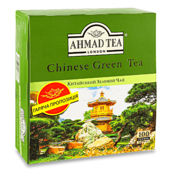Чай зелений Ahmad tea Китайський 100*1,8г