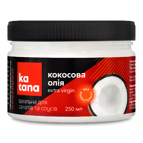 Олiя кокосова Katana Extra Virgin 250мл