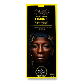 Шоколад чорний Zaini лимон 70% 75г