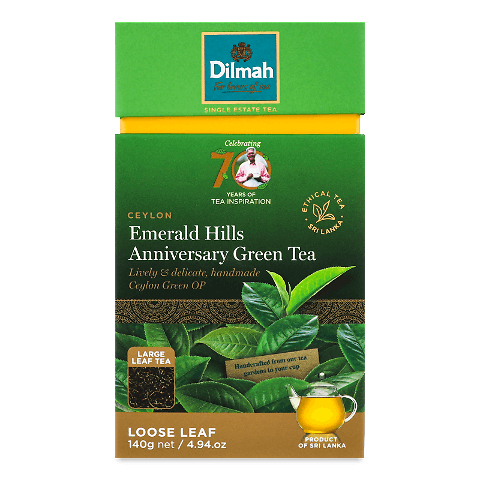 Чай зелений Dilmah Emerald Hills Anniversary 140г