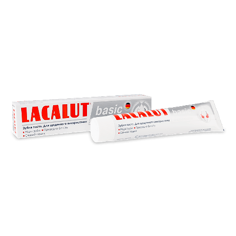 Паста зубна Lacalut Basic Відбілювання 75мл