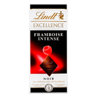 Шоколад чорний Lindt Excellence Framboise Intense 100г