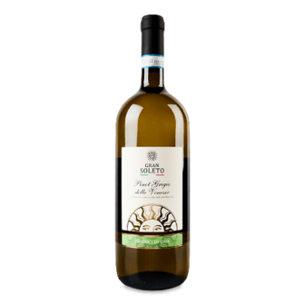 Вино біле сухе Gran Soleto PinotGrigio Delle Venezie 1,5л