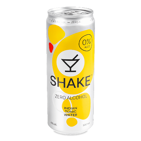 Напій Shake Indian Tonic Water безалкогольний сильногазований з/б 330мл