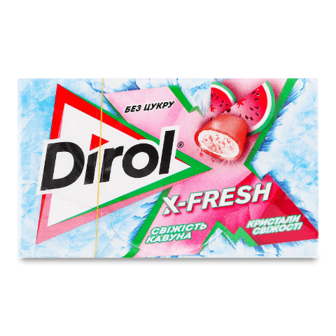 Гумка жувальна Dirol X-Fresh «Свіжість кавуна» 18г