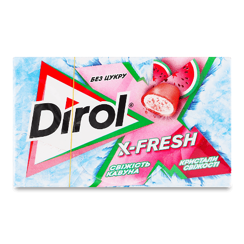 Гумка жувальна Dirol X-Fresh «Свіжість кавуна» 18г