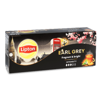Чай чорний Lipton Earl Gray 25*1,5г