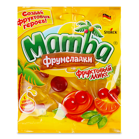 Мармелад жувальний Mamba «Фрумеладки» «Фруктовий мікс» 72г