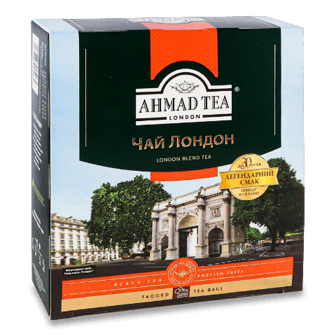 Чай чорний Ahmad Tea «Лондон» байховий 100*2г