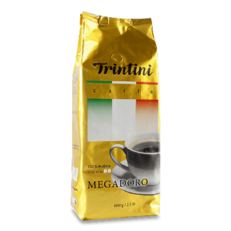 Кава зернова Trintini Caffee Megadoro смажена 1000г