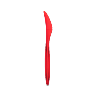 Ножі одноразові червоні 6шт/уп