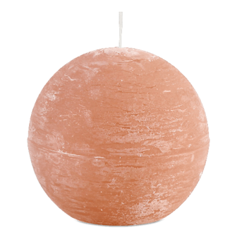 Свічка Candy Light куля рожево-коричнева 08/1-7.1 шт