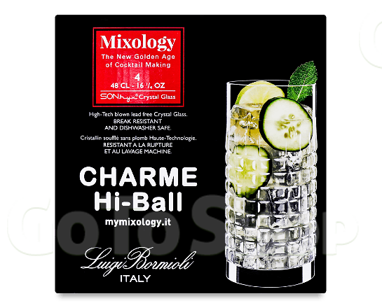 Набір склянок Luigi Bormioli Mixology Charme 4 шт., шт