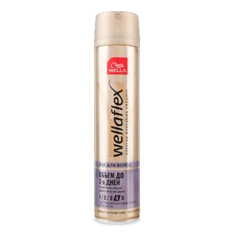 Лак для волосся Wellaflex «Об'єм» екстрасильна фіксація 250мл