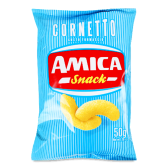 Снеки Amica Cheese Corn кукурудзяні зі смаком сиру 50г